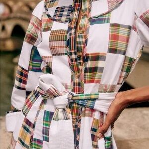 Sezane Loisa Patchwork Dress, US6